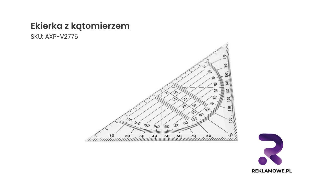 Ekierka z wbudowanym kątomierzem do precyzyjnych pomiarów kątów
