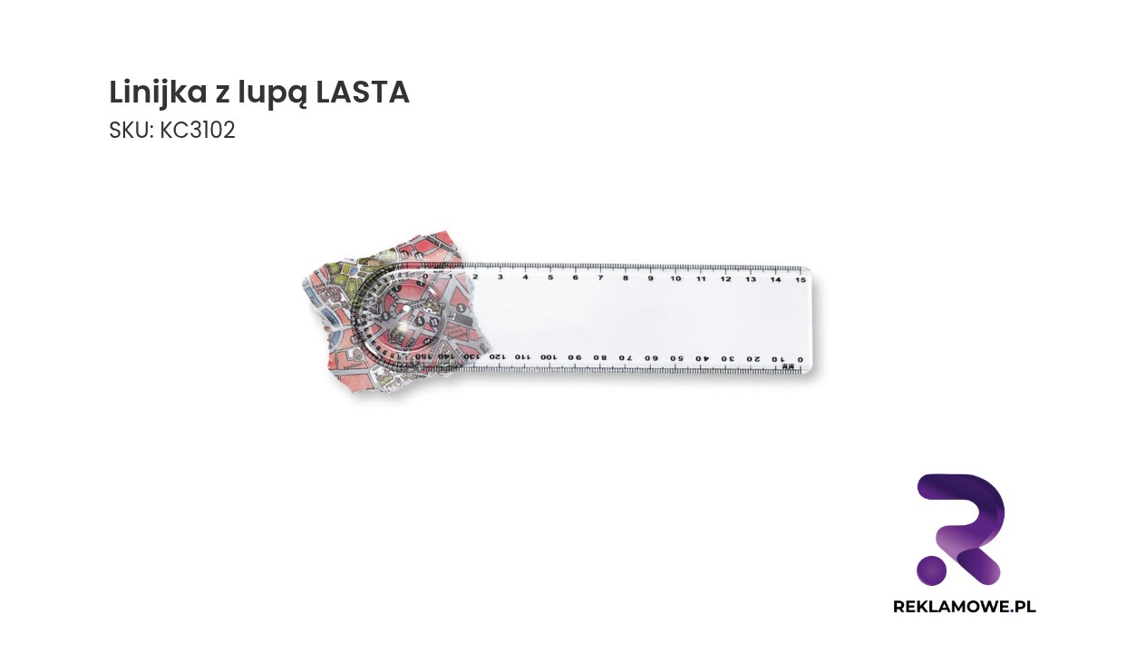 Linijka z lupą LASTA