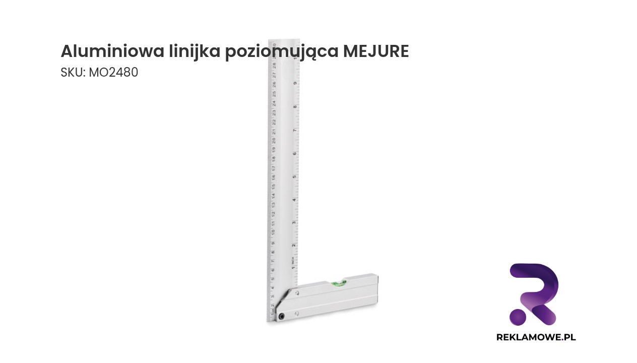 Aluminiowa linijka poziomująca MEJURE – precyzyjna linijka do poziomowania