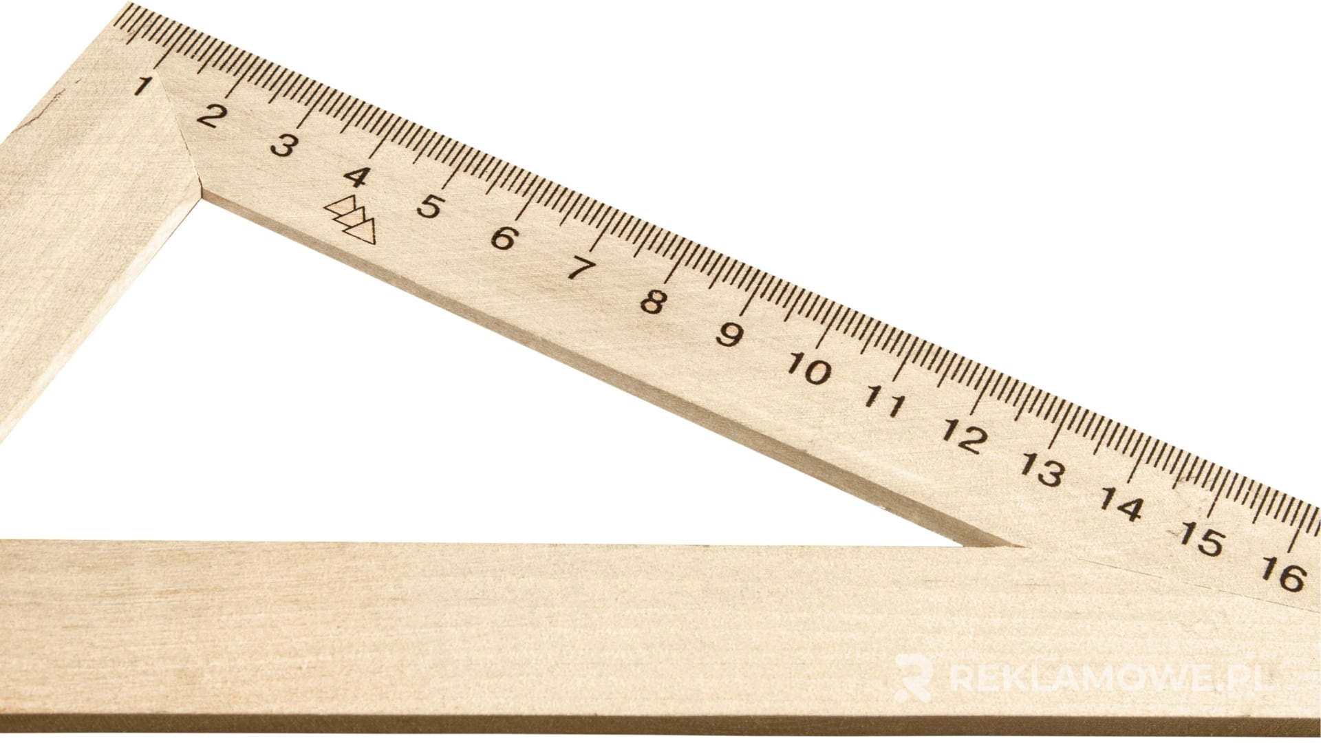 Reklama z linijkami reklamowymi na stole