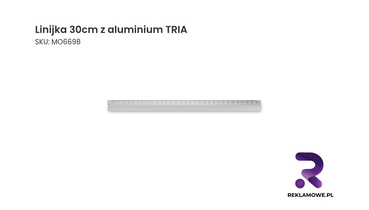 Linijka 30cm z aluminium TRIA Linijka 30 cm z aluminium TRIA