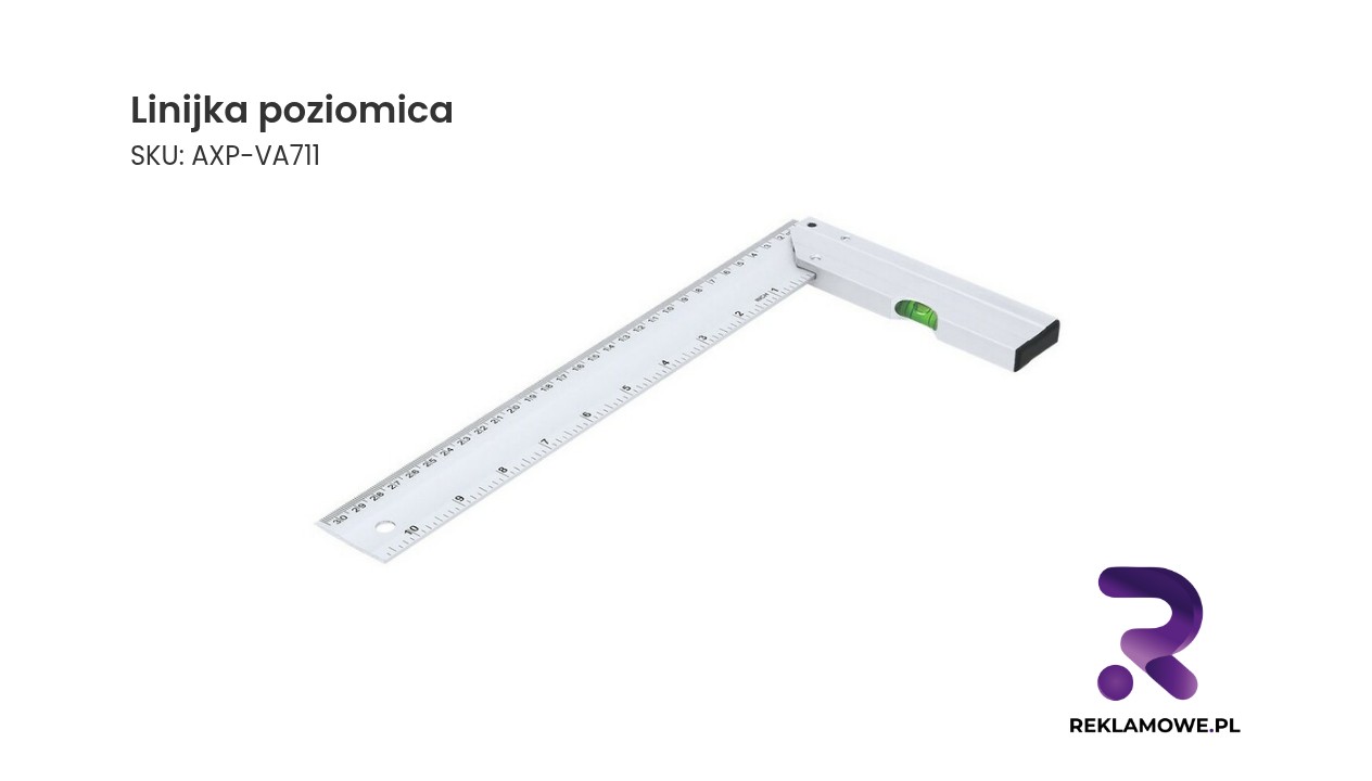 Linijka poziomica do pomiaru płaszczyzn