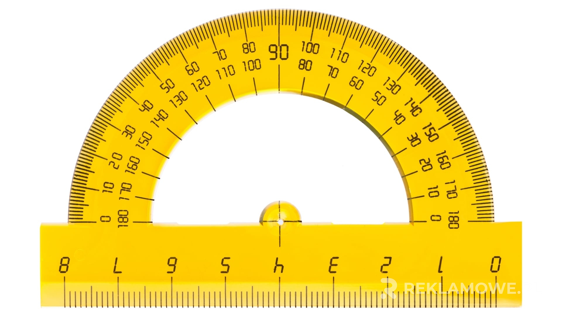 Ekologiczne linijki reklamowe na tle przyrody